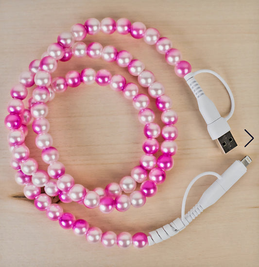 Pink Multi 4 Way Charging Cable