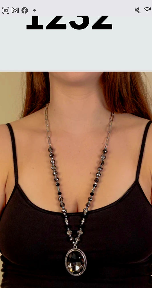 Crystal Pendant Necklace
