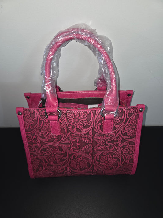 Tooled Conceal Tote Pink