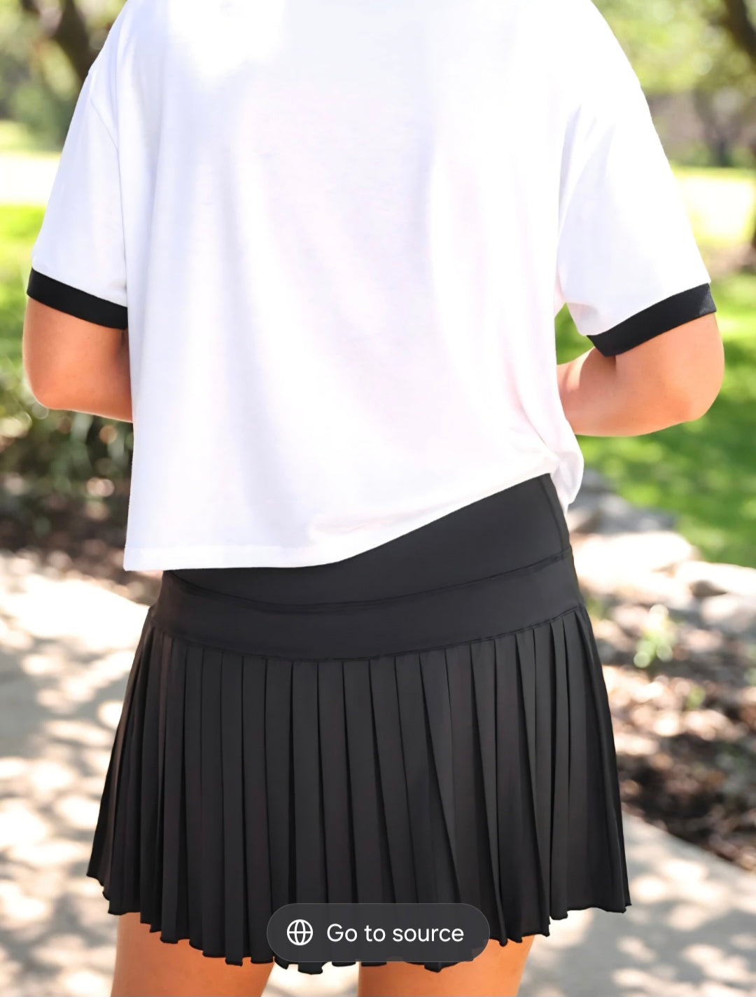 Pleated Skort