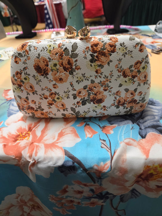 Clutch Crossbody Peach Rose