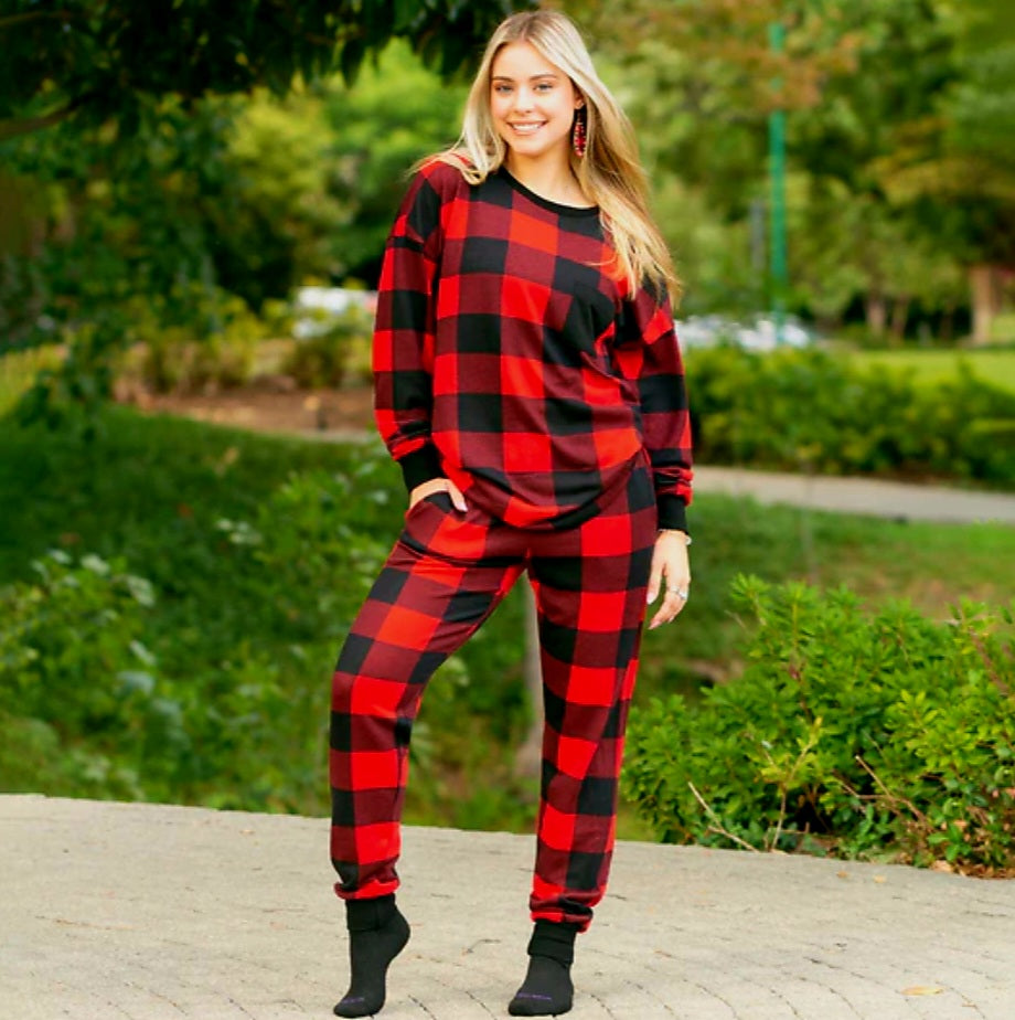 Buffalo Plaid Pajama Set