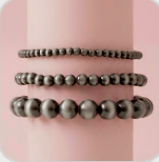 Silver Bracelet Set