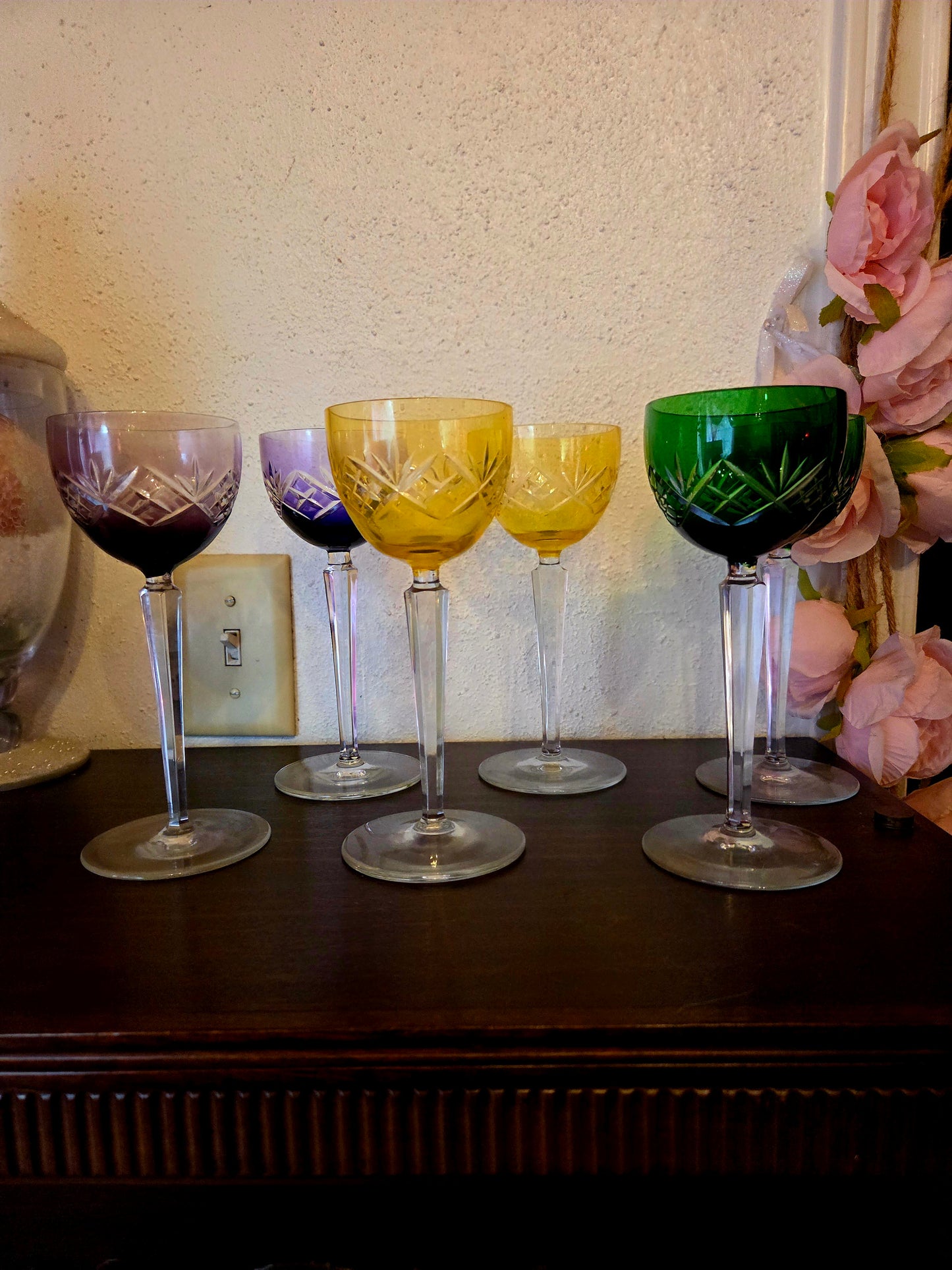 Cut to Clear Wine Glasses