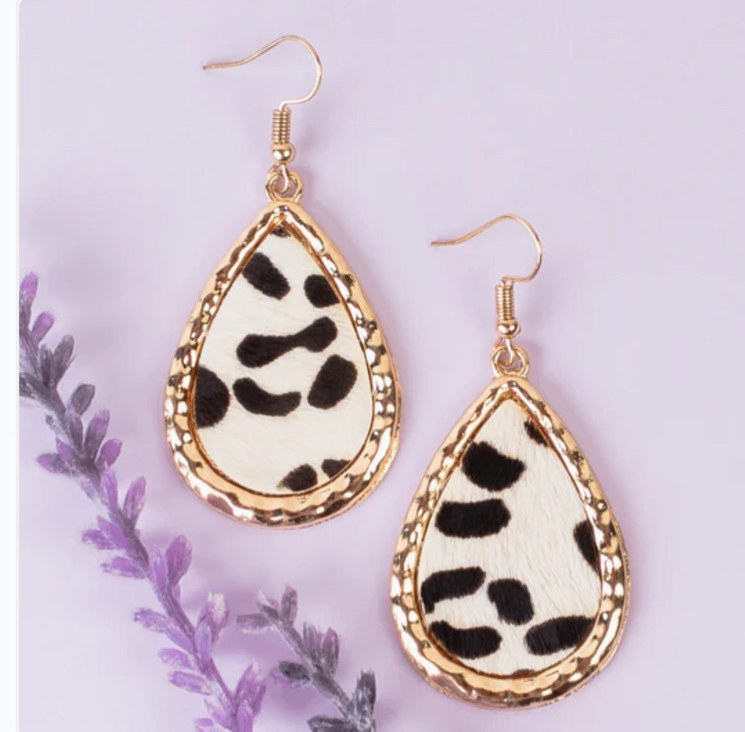 Animal Print Earrings