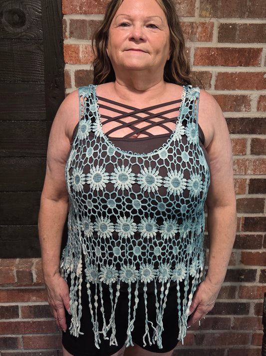 Flower Crochet Top