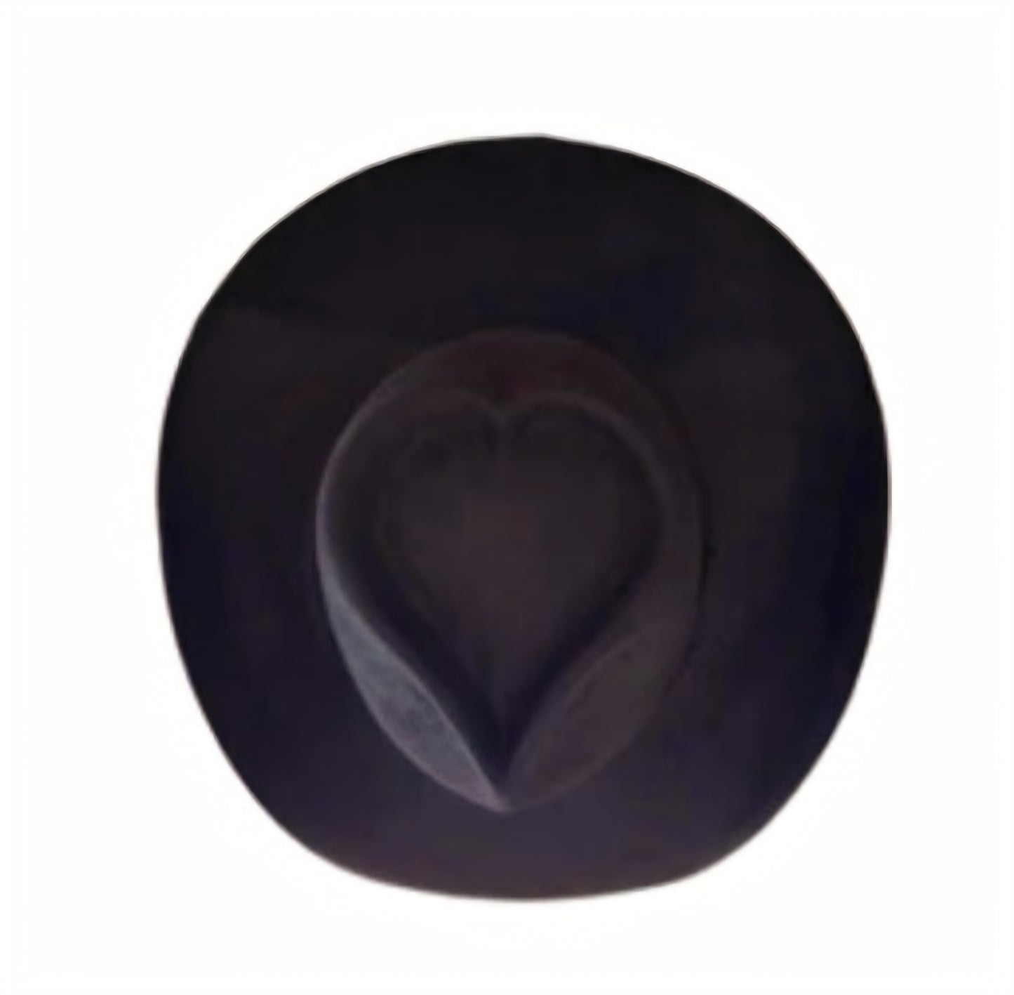 Heart Cowgirl Hat Black
