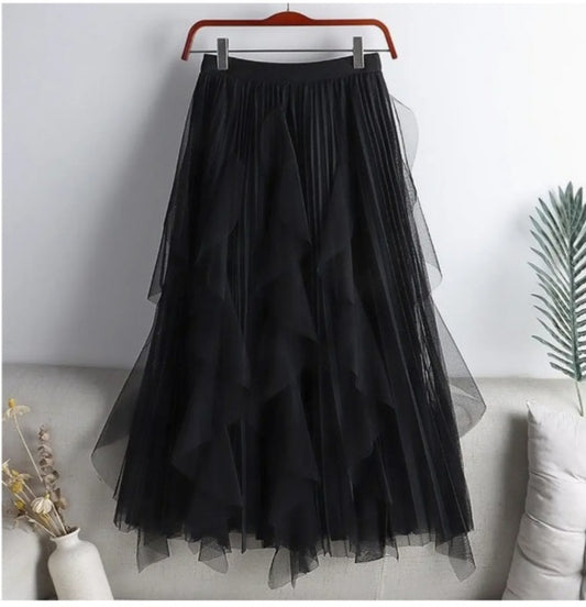 Black Tulle Skirt