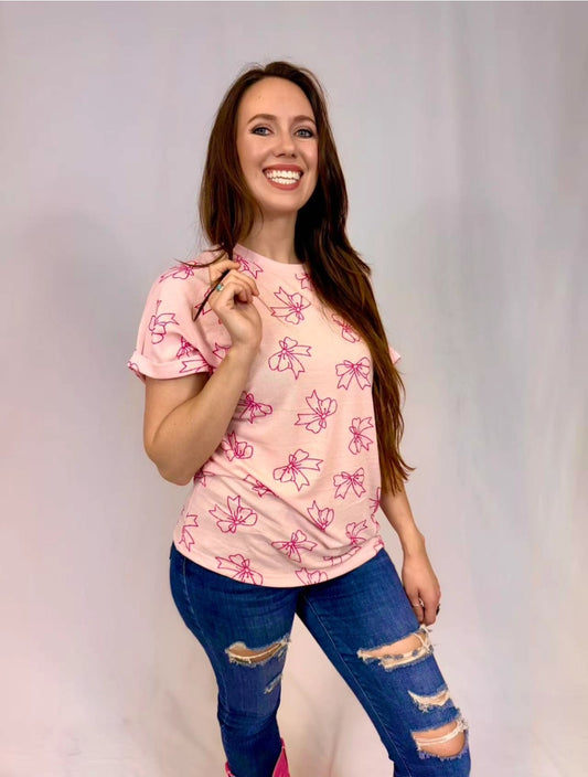 Oversized Bow Tee*