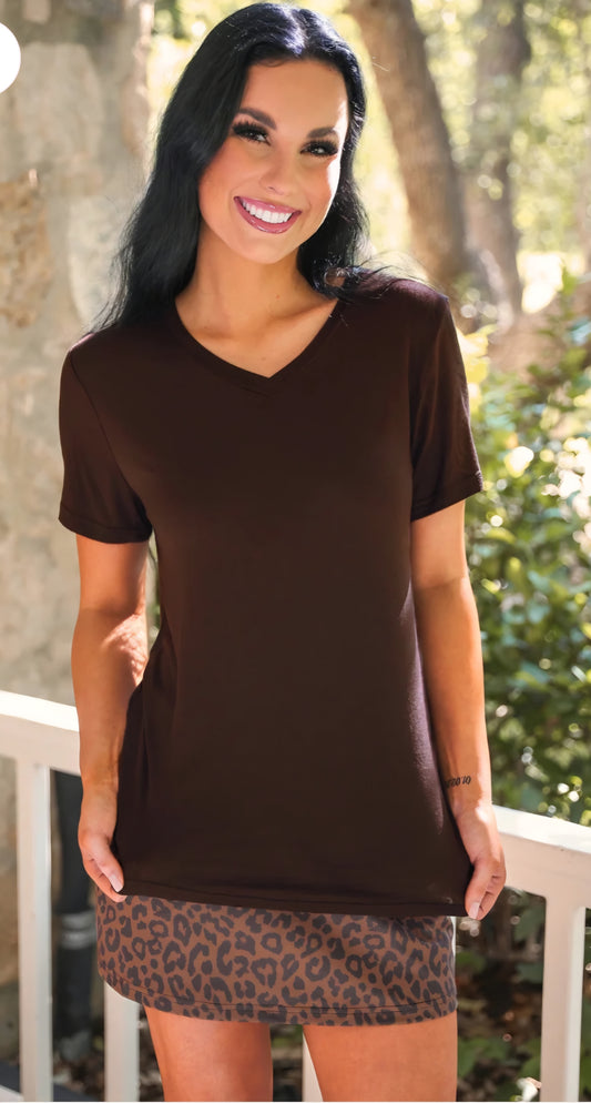 Basic Tee Chocolate