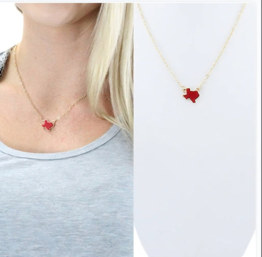 Texas Pendant Necklace