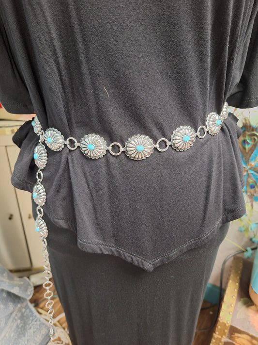 Belt with Turquoise Middle