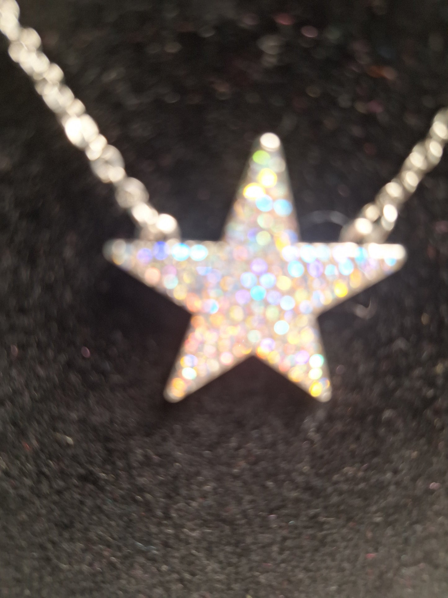 Star Necklace with Studs