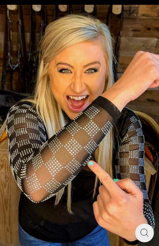 Checked In Black