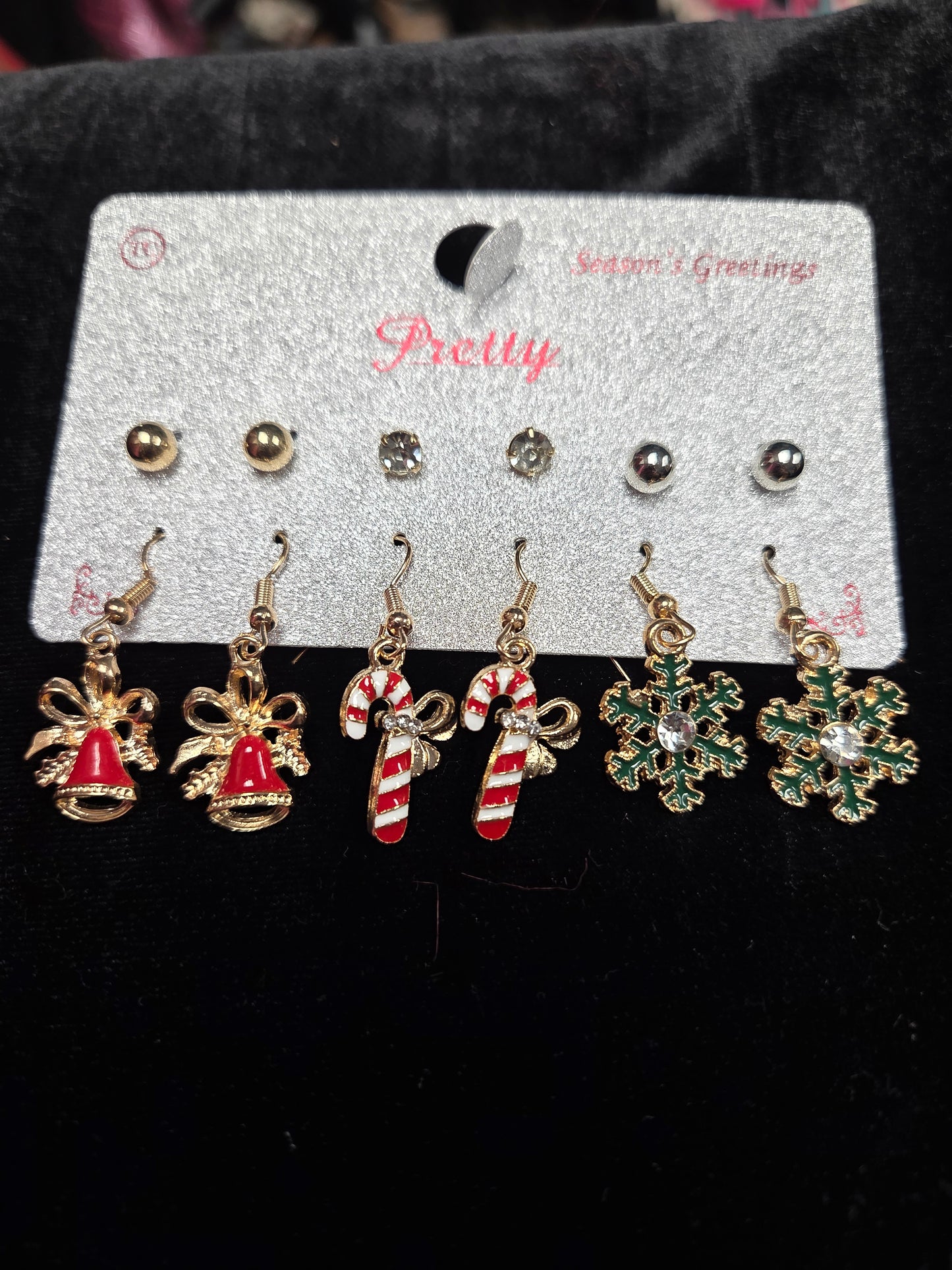 Christmas Earrings Six Pack