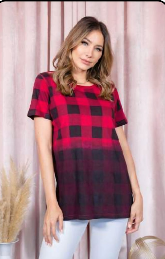 #50 Red Plaid Shirt