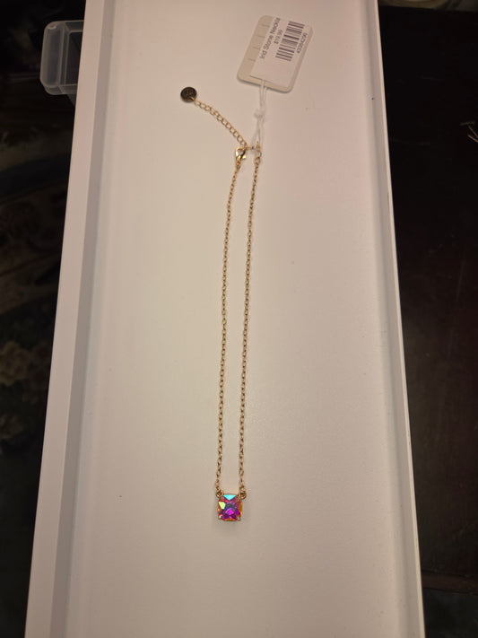 Irid Stone Necklace