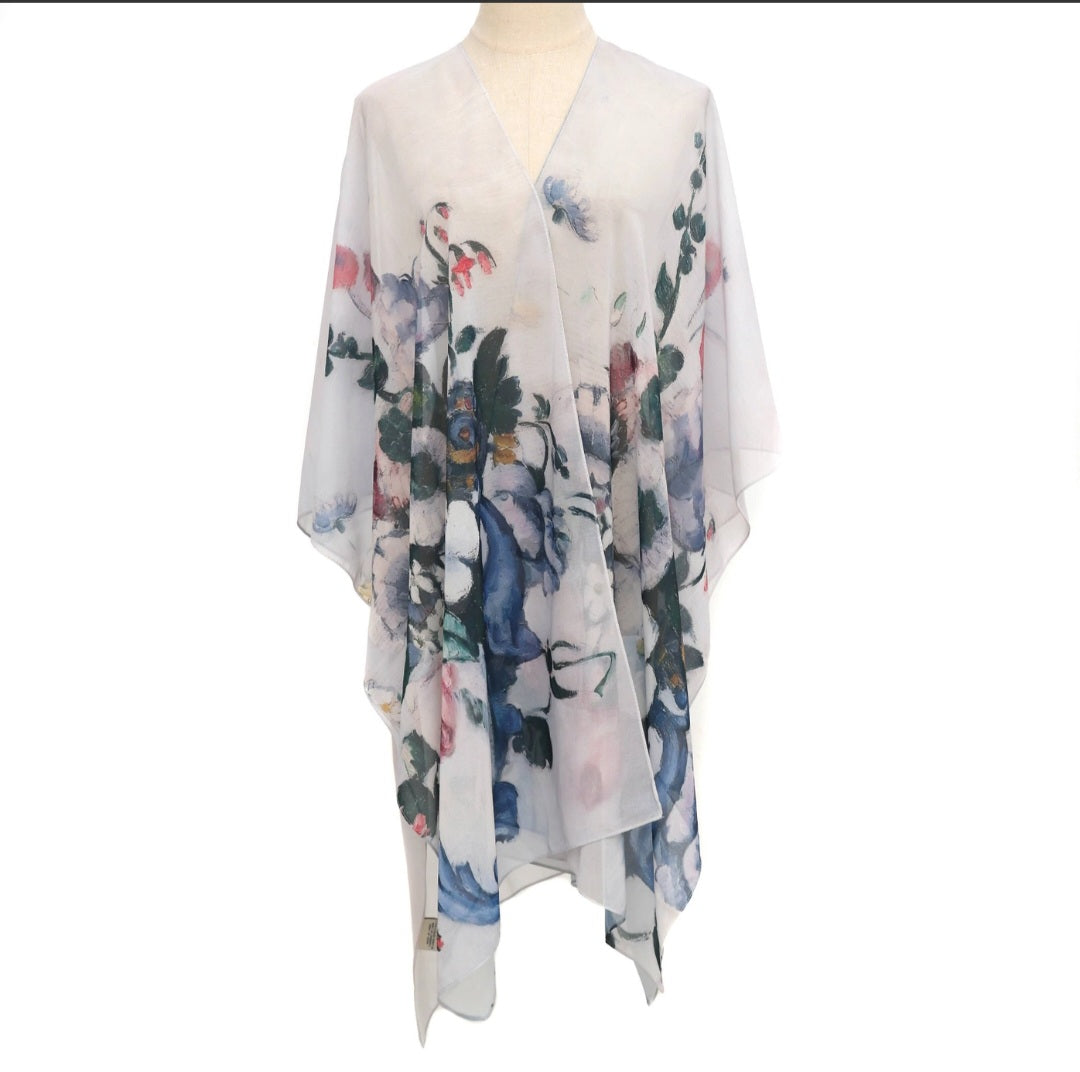 Flowers in a Rococo Vase Kimono