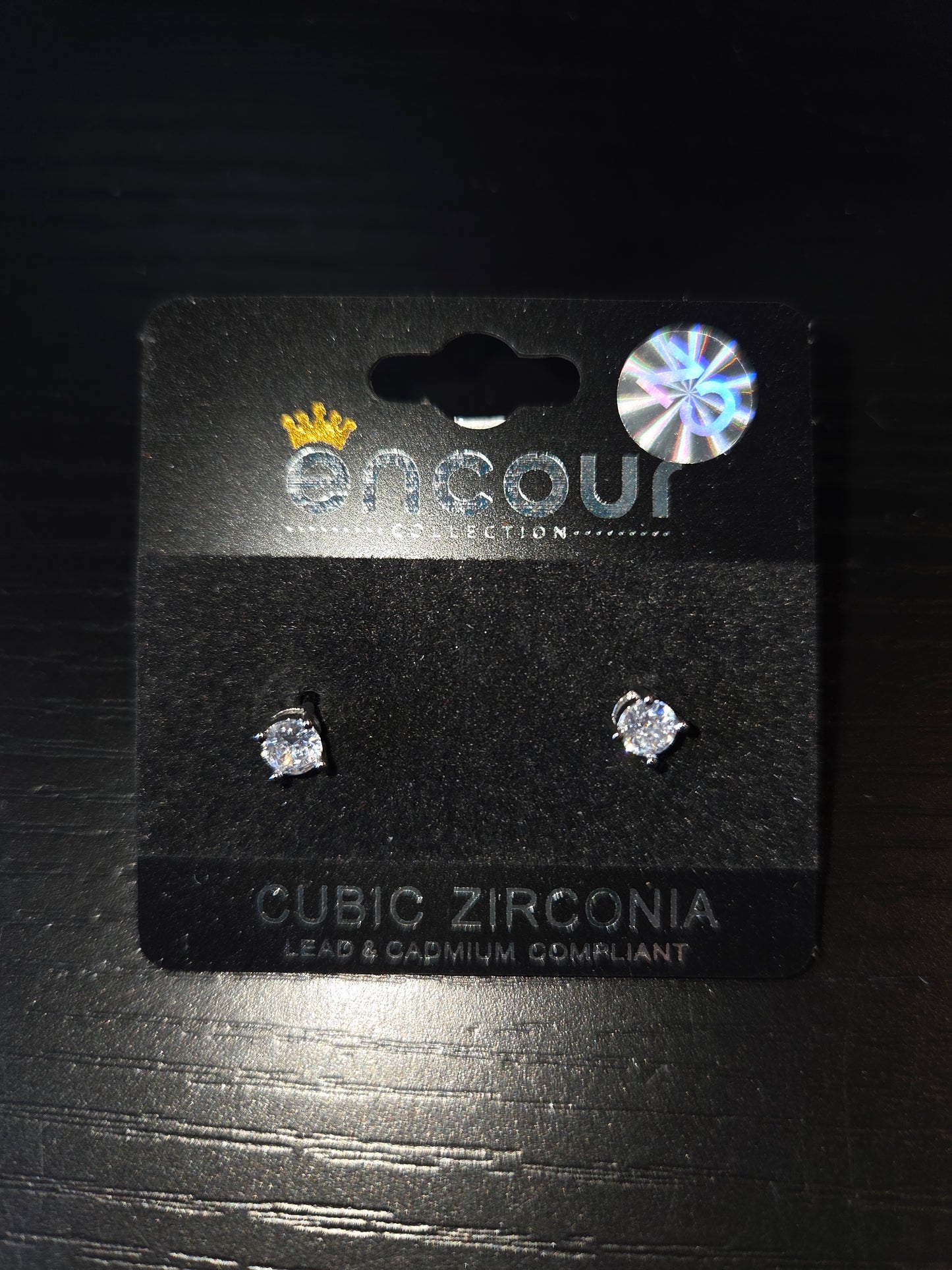 CZ SMALL STUD EARRINGS
