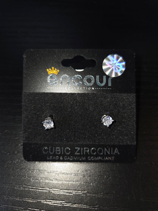 CZ SMALL STUD EARRINGS