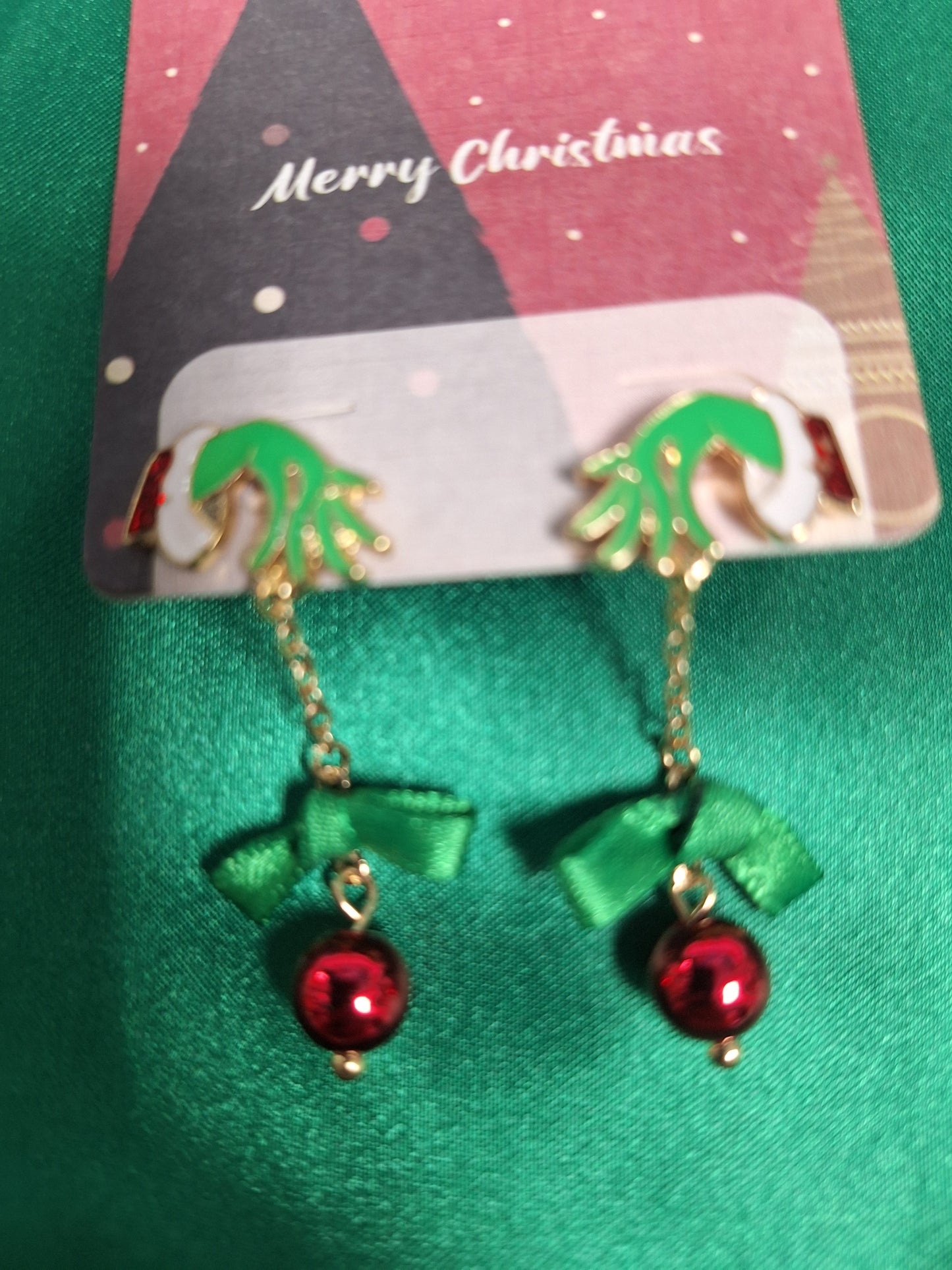 Grinch Hands Earrings