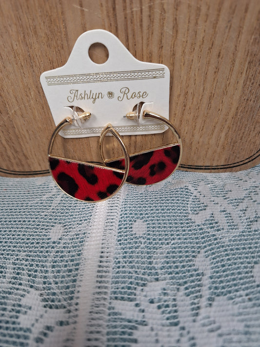 Red Leo Hoops