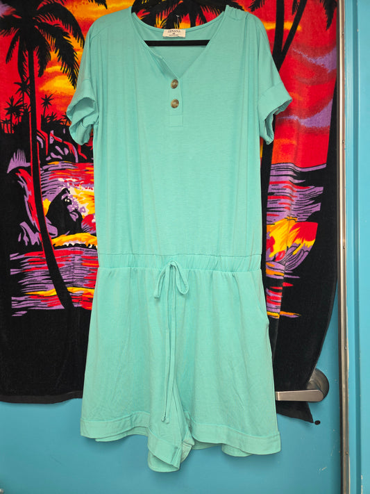 Dk Mint Romper