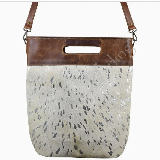 White Bag with Silver Highlights