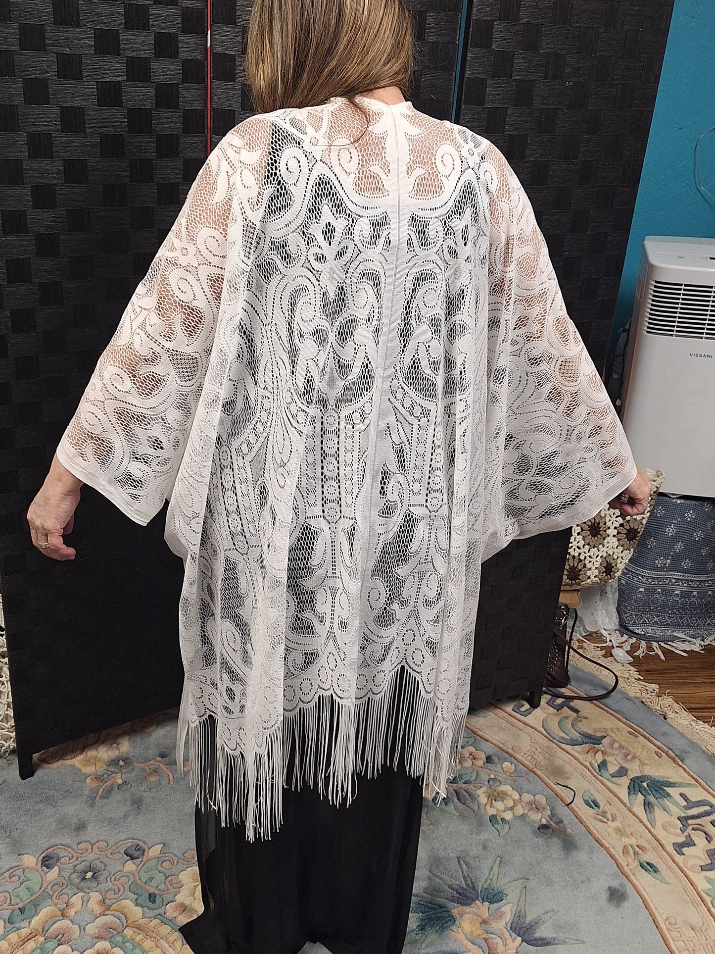 White Lace Kimono