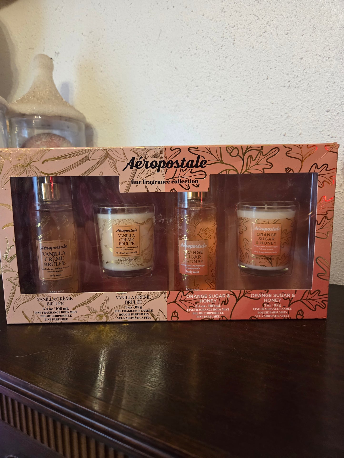 Body mist and candles