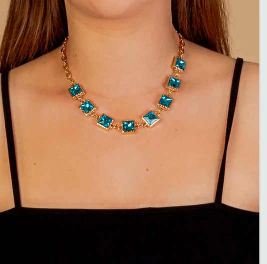 Crystal Turquoise Necklace