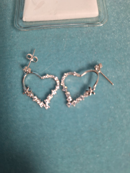 Sterling Silver Heart Earrings