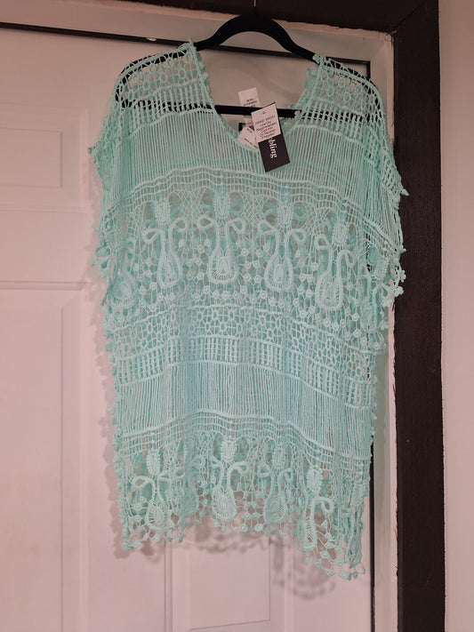 Mint Crochet Top