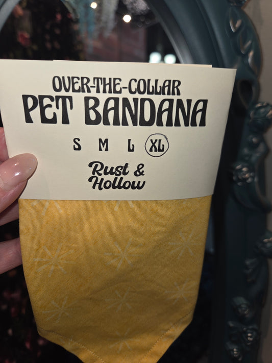 Yellow Dog Hankerchief Large