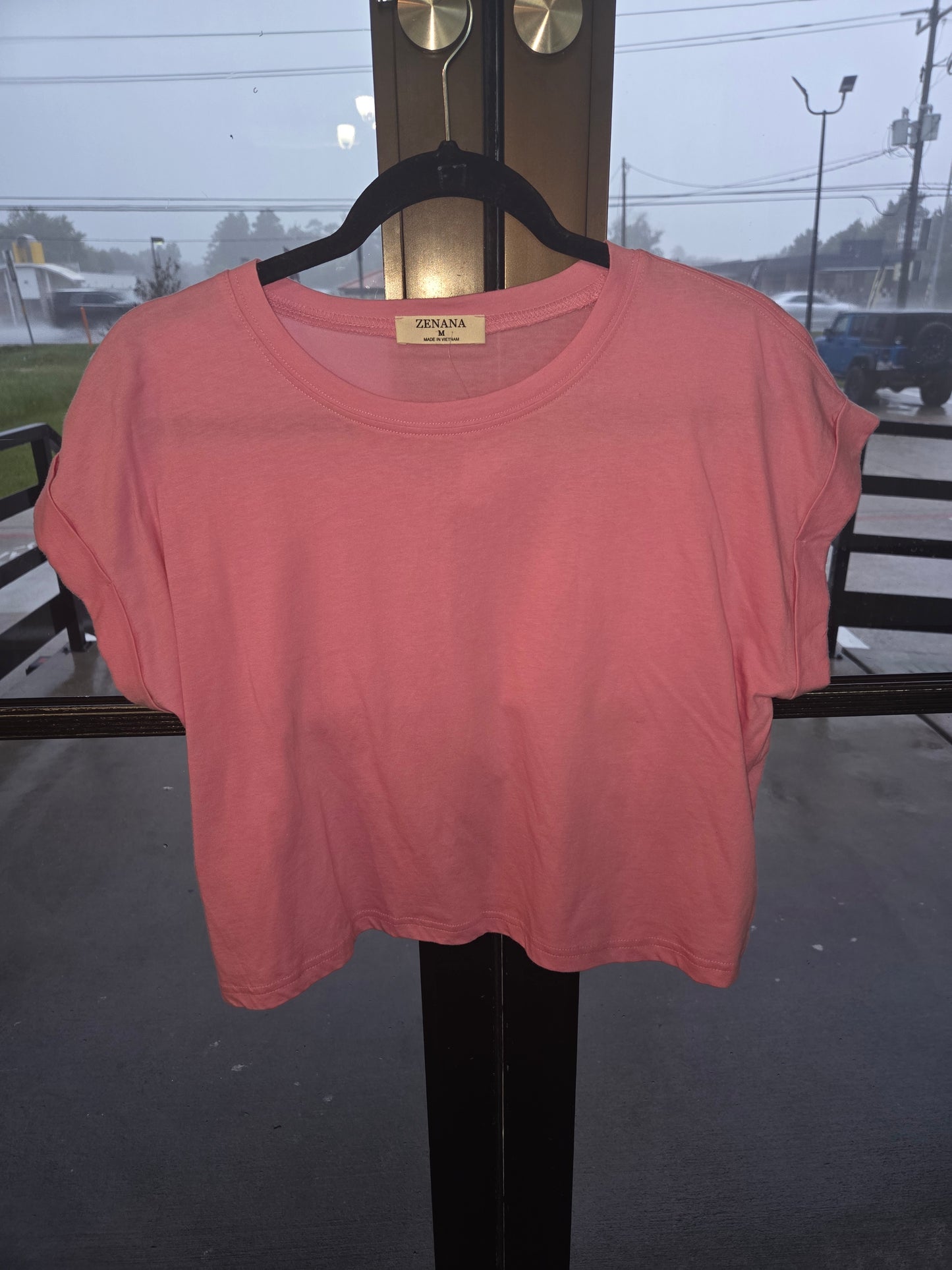 Vandy Pink Crop Top