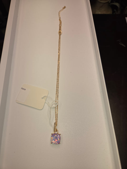 Lavender Stone Necklace