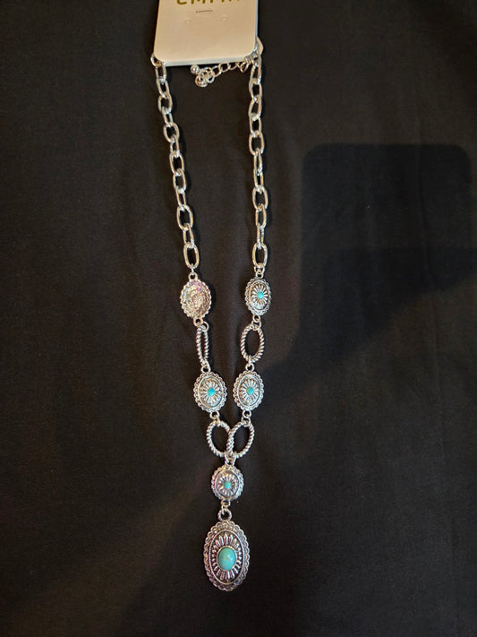 Turquoise Stone Necklace