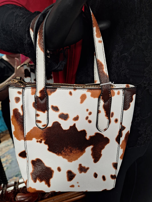 Small Cow Print Purse