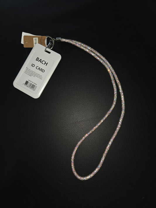 ID CARD LANYARD IRIDESCENT BLING