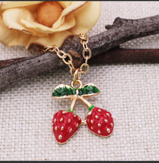 Juicy Bunch Gold Necklace