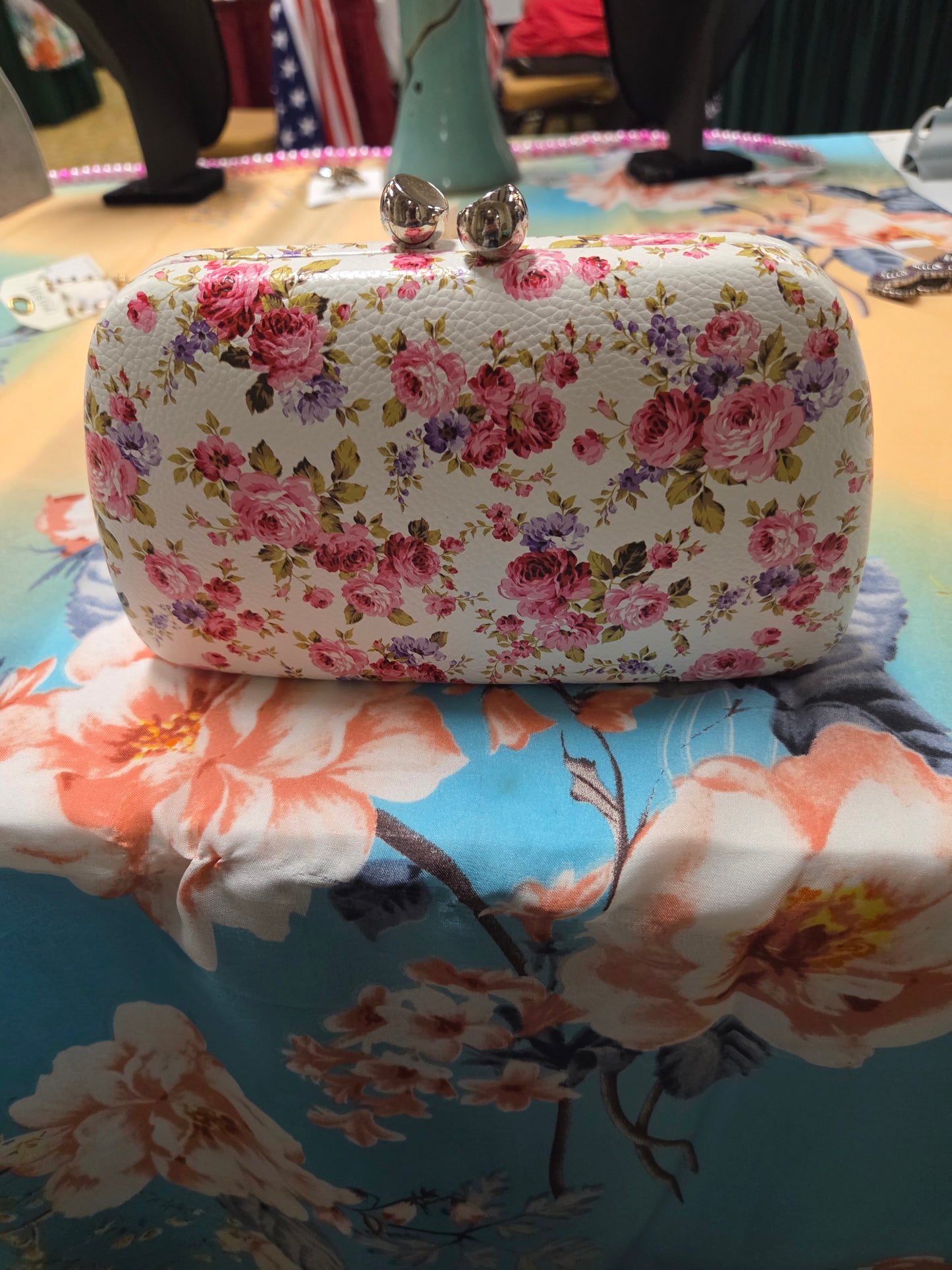 Clutch Crossbody Pink Rose